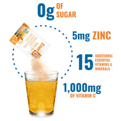 Ener-C real fruit juice powders detail emphasizes fresh taste