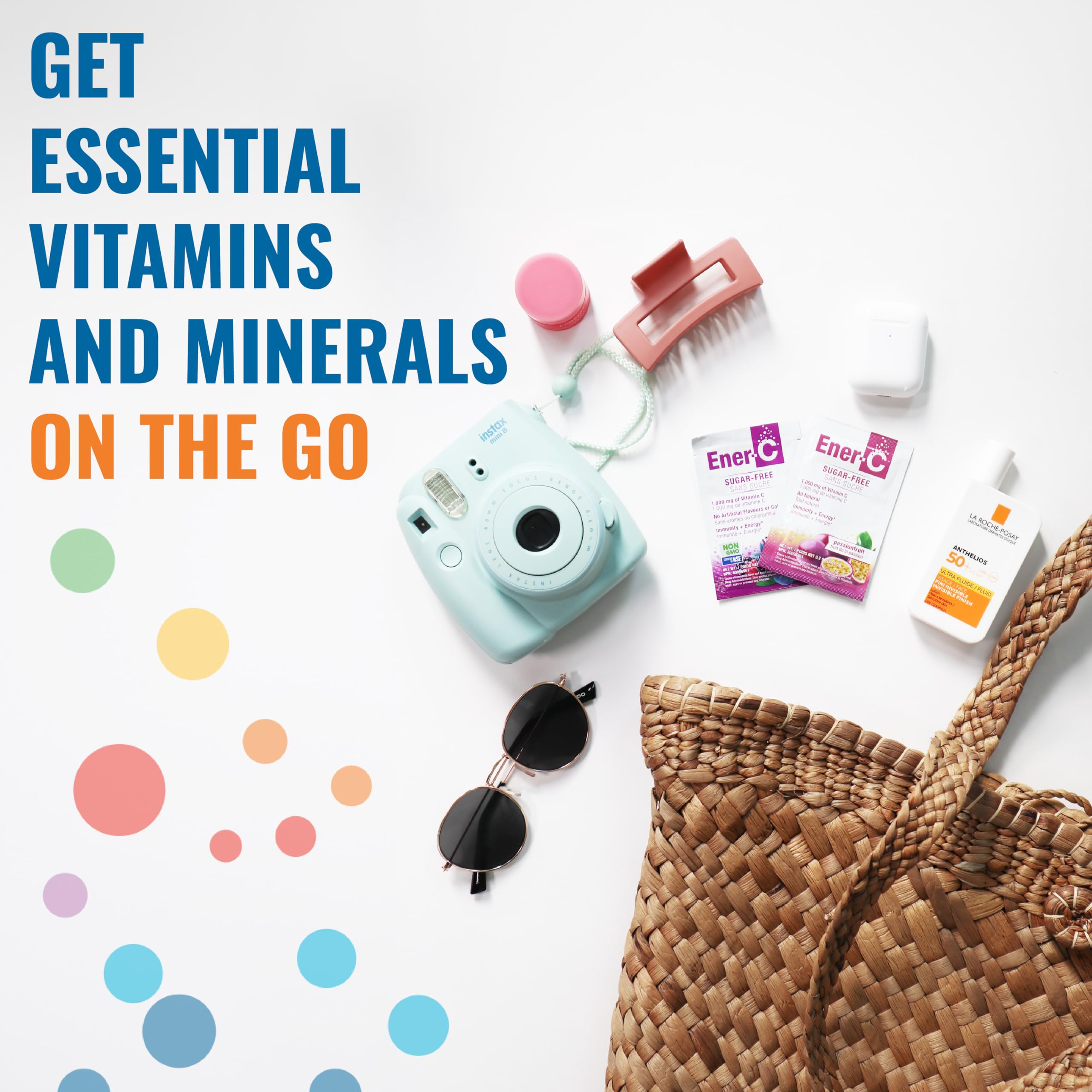 Ener-C sugar-free energy mixed berry nutrition label detail shows 1000 mg vitamin C.