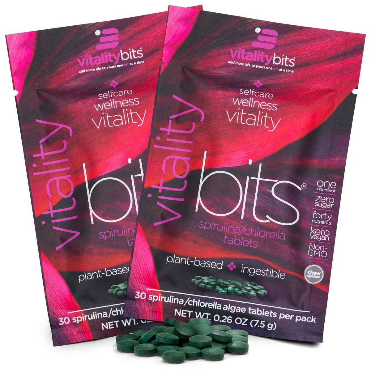 ENERGYBITS VITALITYbits tablets in bottle provide portable energy support