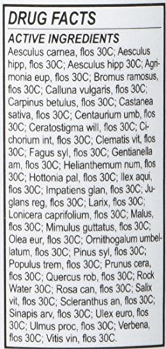 Energetix Fields of Flowers droppers beside a glass