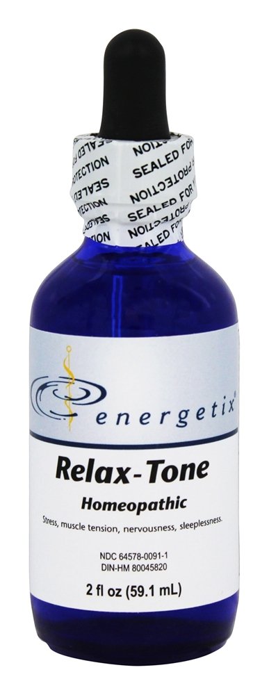 Energetix Relax-Tone bottle (2 oz) for easy daily calm support.