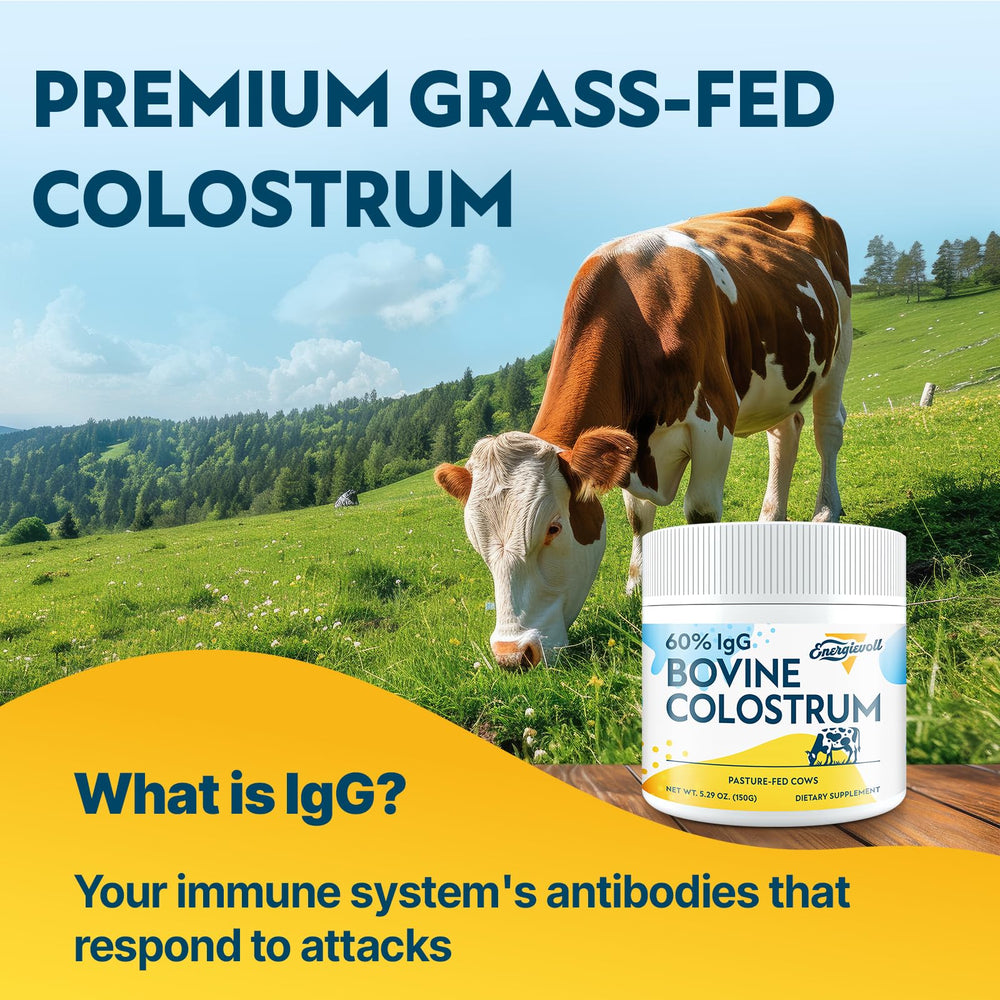 Energievoll low-temperature processing preserves key nutrients in colostrum powder.