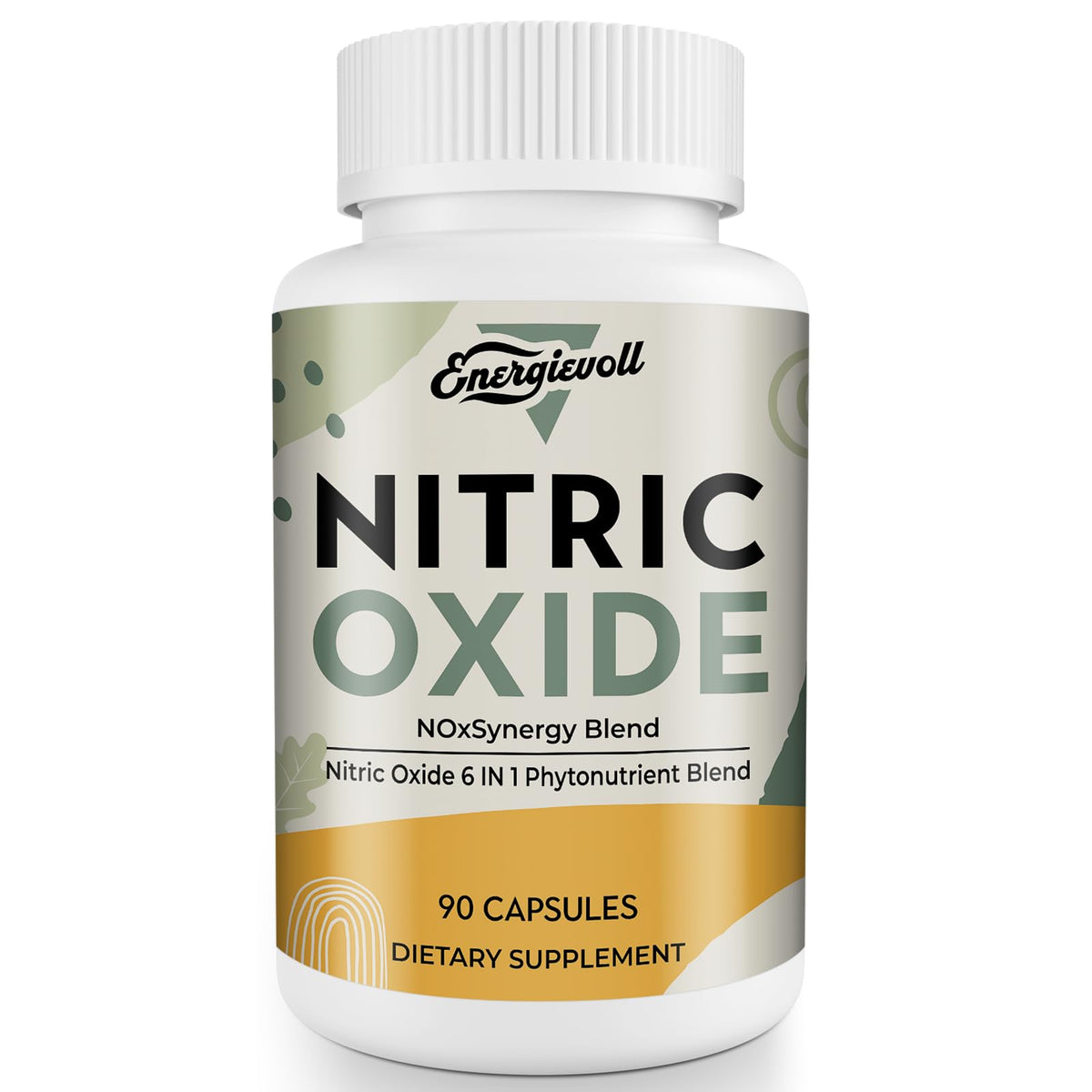 Energievoll Nitric Oxide for Men bottle, ideal for a convenient daily ritual.