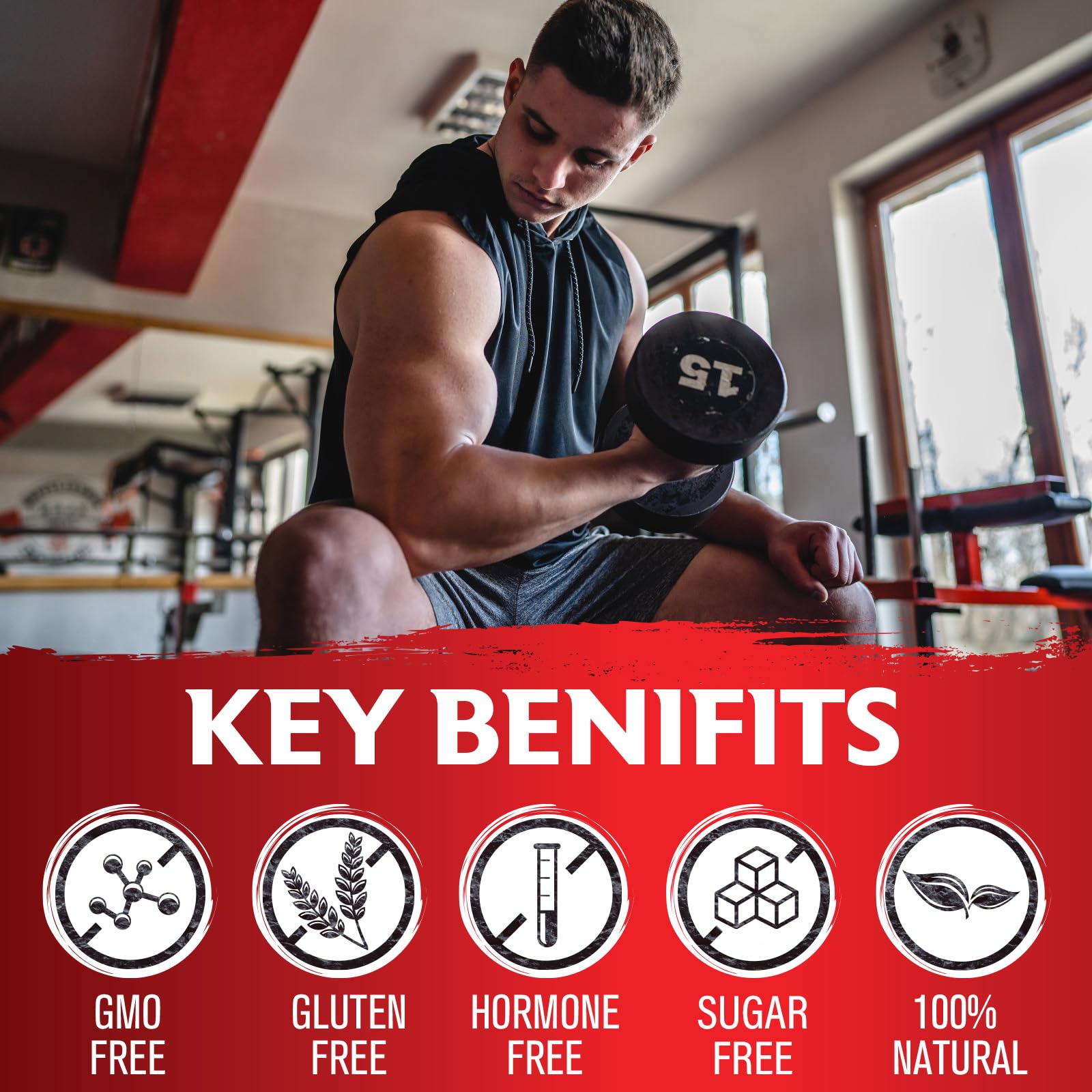 Energixir recovery after workout aiding quicker muscle repair.