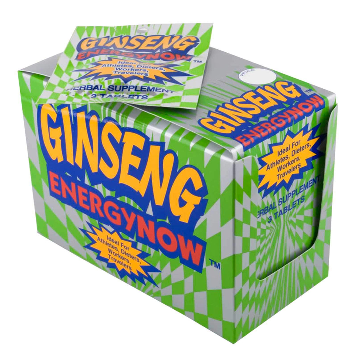 Energy Now Green Hills Ginseng capsule in a 24-pack for daily energy support.