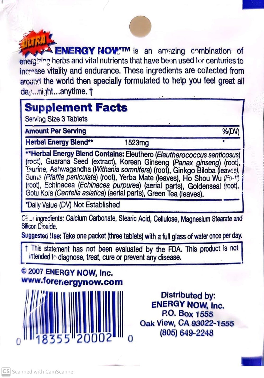 Energy Now Handy Solutions Ultra Energy Now in use for on-the-go energy
