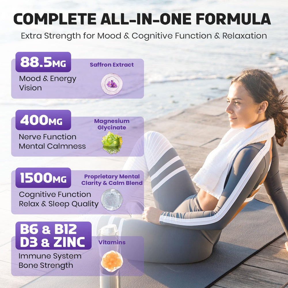 Enerlix Saffron Gummies raspberry flavor: tasty mood and focus support.