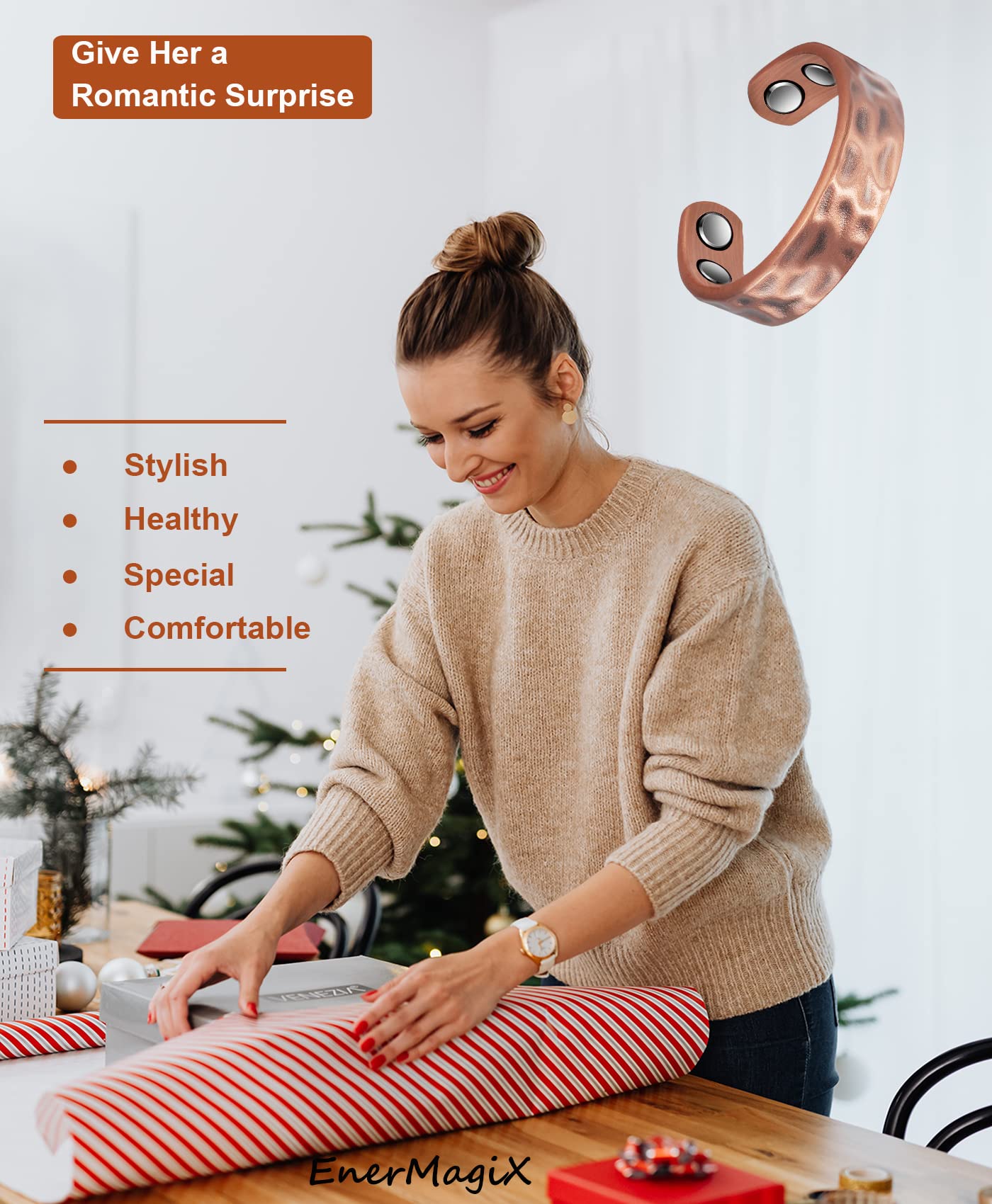 EnerMagiX magnetic design with fashionable look for versatile use