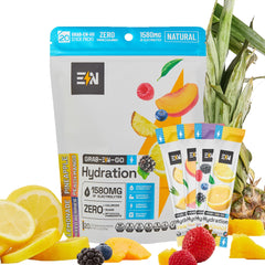 Engineered Nutrition Lemonade electrolyte packets for on-the-go hydration without sugar or calories