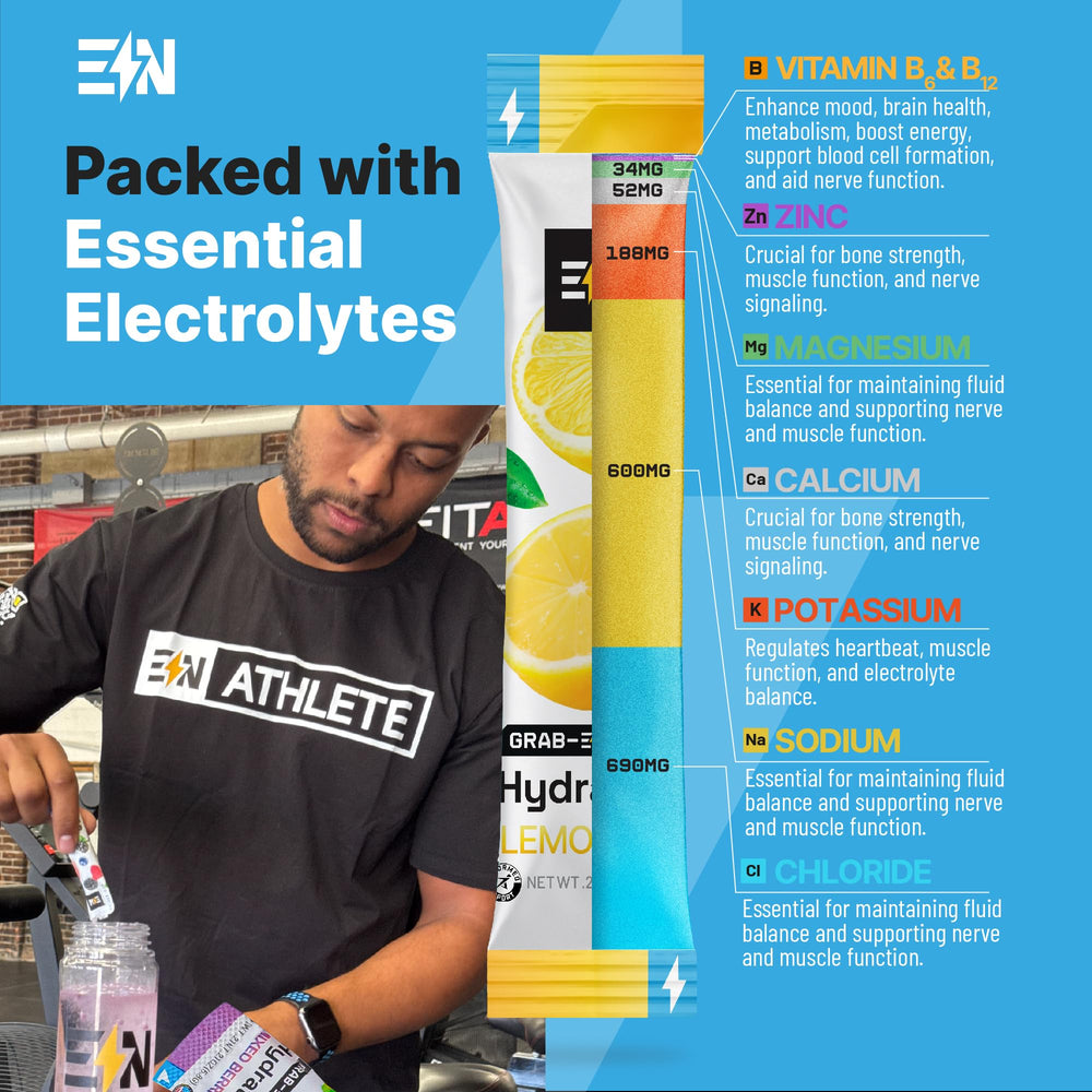 Engineered Nutrition Mixed Berries electrolyte packets offer tasty daily hydration