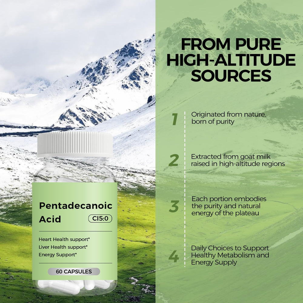 Engtozl Pentadecanoic Acid pills show convenient supplement form.