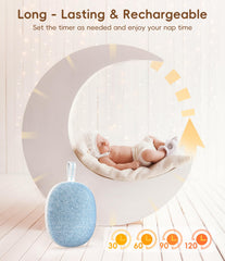 Enhanlife blue compact travel design side view for on-the-go bedtime routines