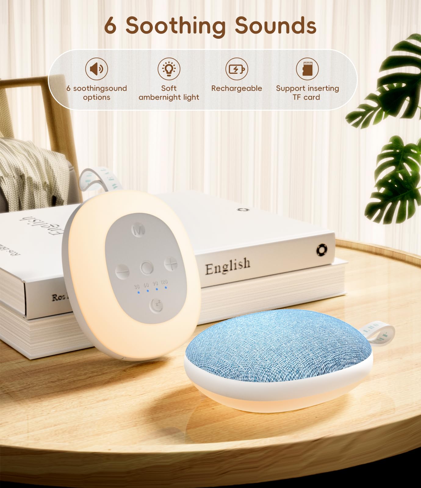 Enhanlife device with Bluetooth, close-up showing wireless connectivity and stereo capability