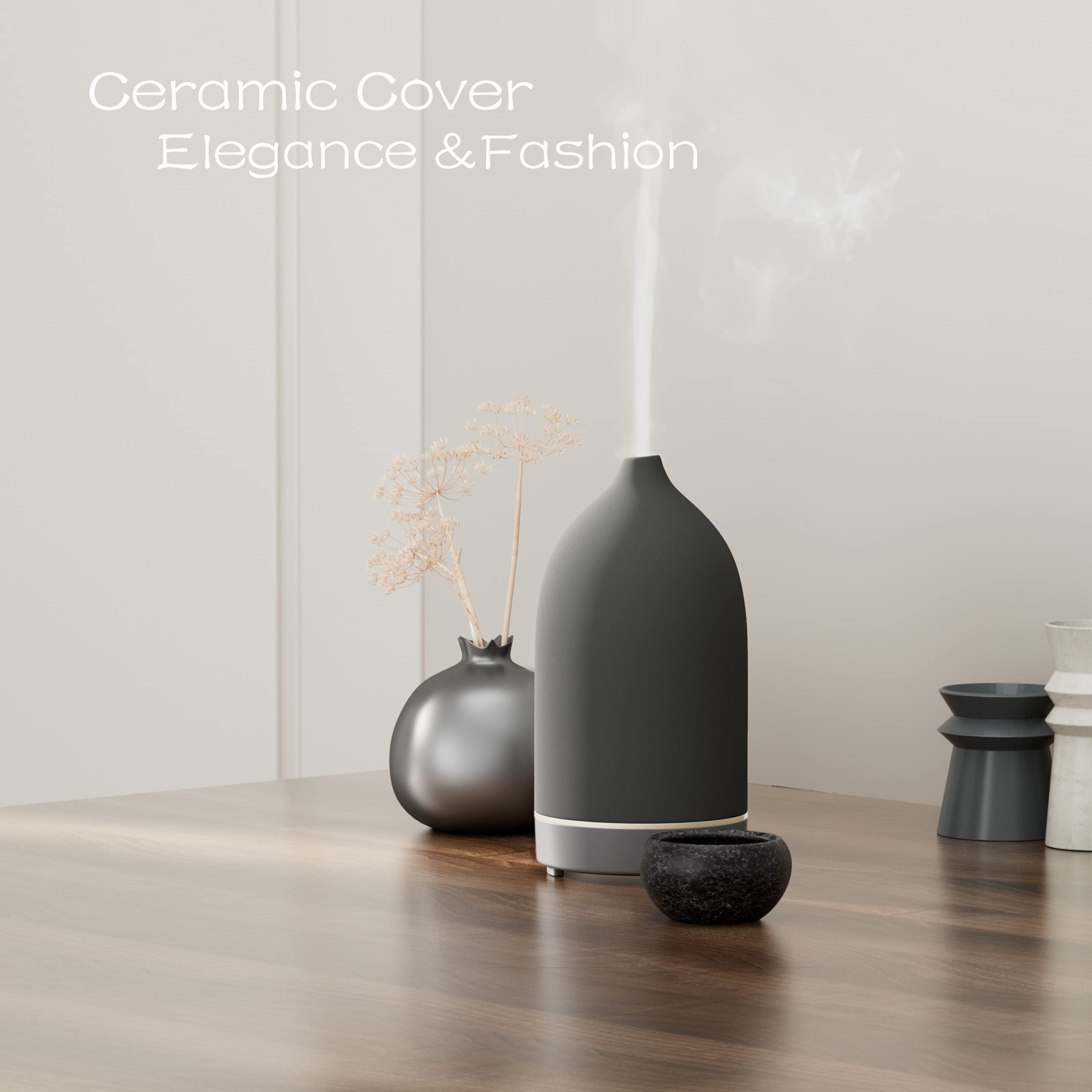 ENILYM diffuser releases nano-scale mist to humidify the air and improve comfort.