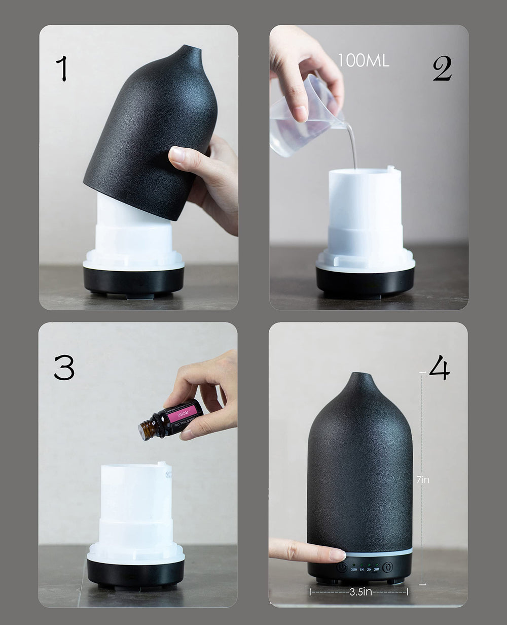 ENILYM Waterless auto-off diffuser keeps safety and peace of mind.