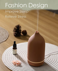 ENILYM diffuser operating quietly for a peaceful bedroom environment