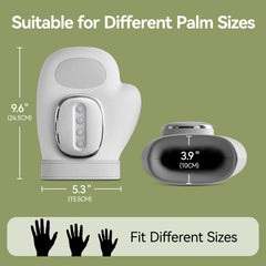 ENIPUS hand massager in skin-friendly PU with soft lining for comfortable sessions.