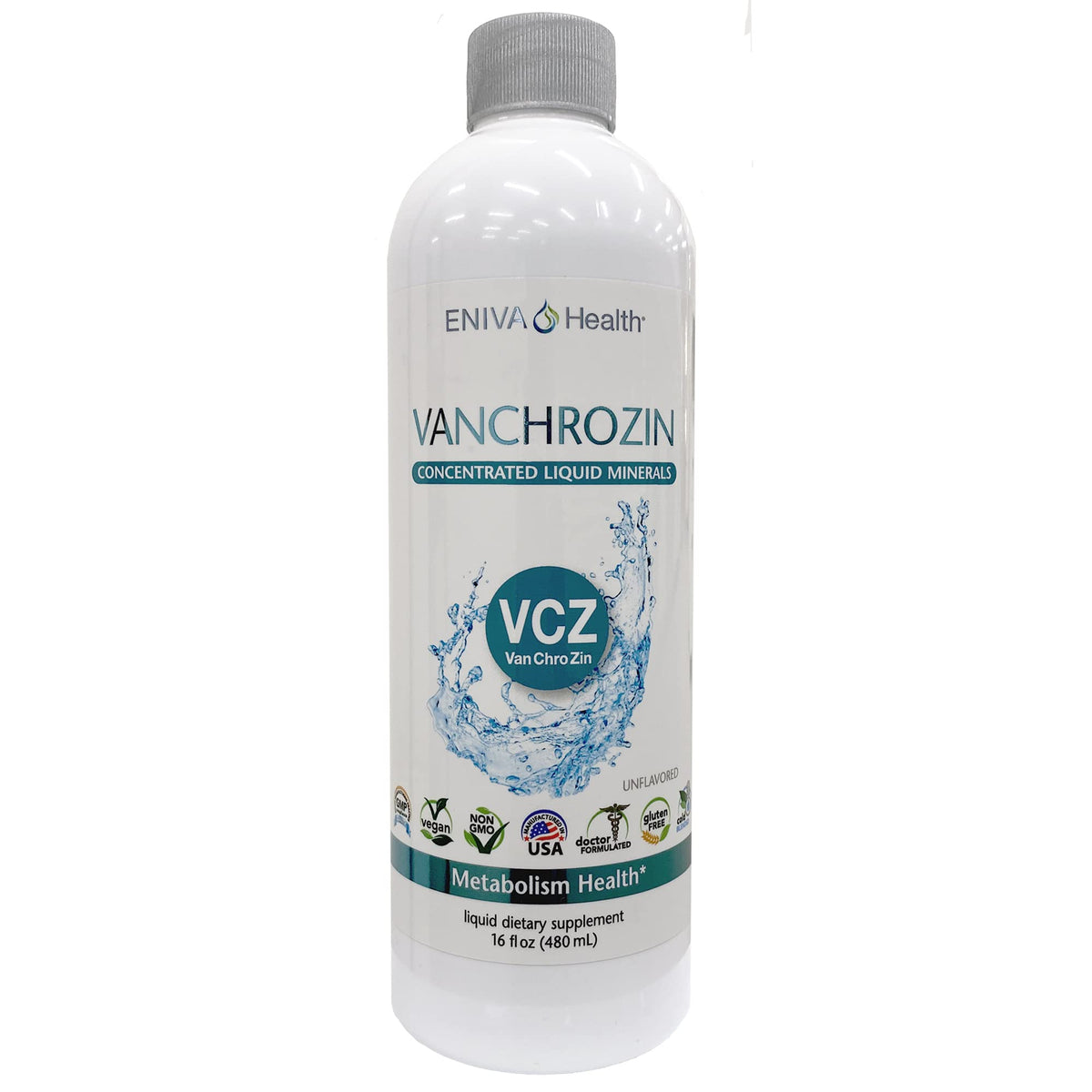 Eniva Health VANCHROZIN bottle front view for easy daily mineral support