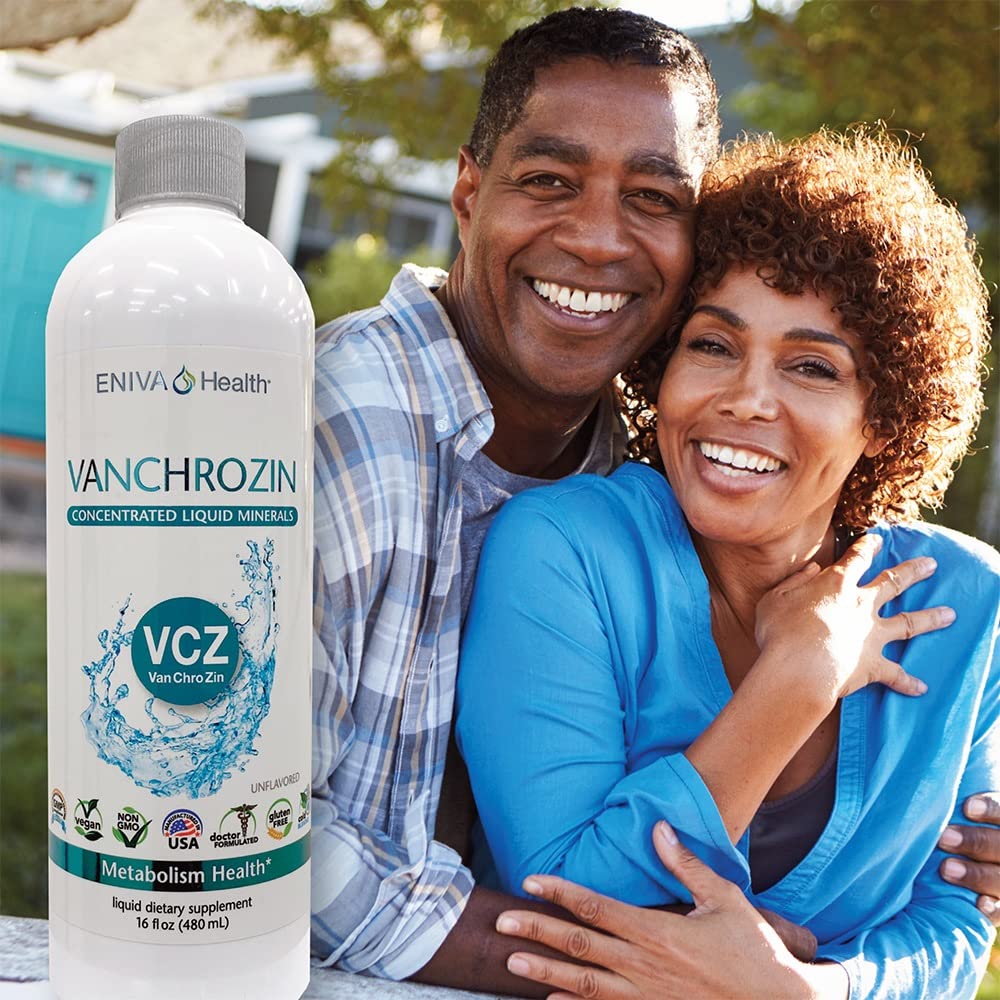 Eniva Health VANCHROZIN ingredients panel highlights chromium, vanadium, zinc balance