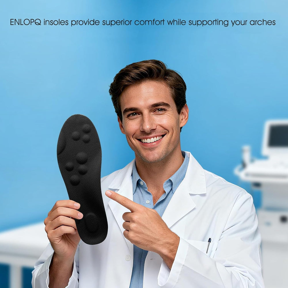 ENLOPQ versatile-use sole works with sneakers, boots, and dress shoes.