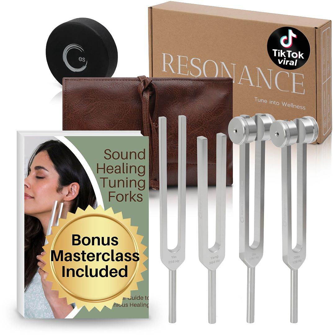 ENSO SENSORY 128 Hz tuning fork for stress relief during meditation