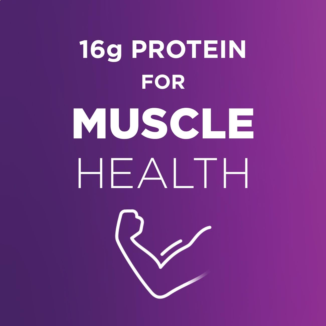 Label close-up of Ensure High Protein Vanilla Nutrition Shake showing 16g protein per serving.