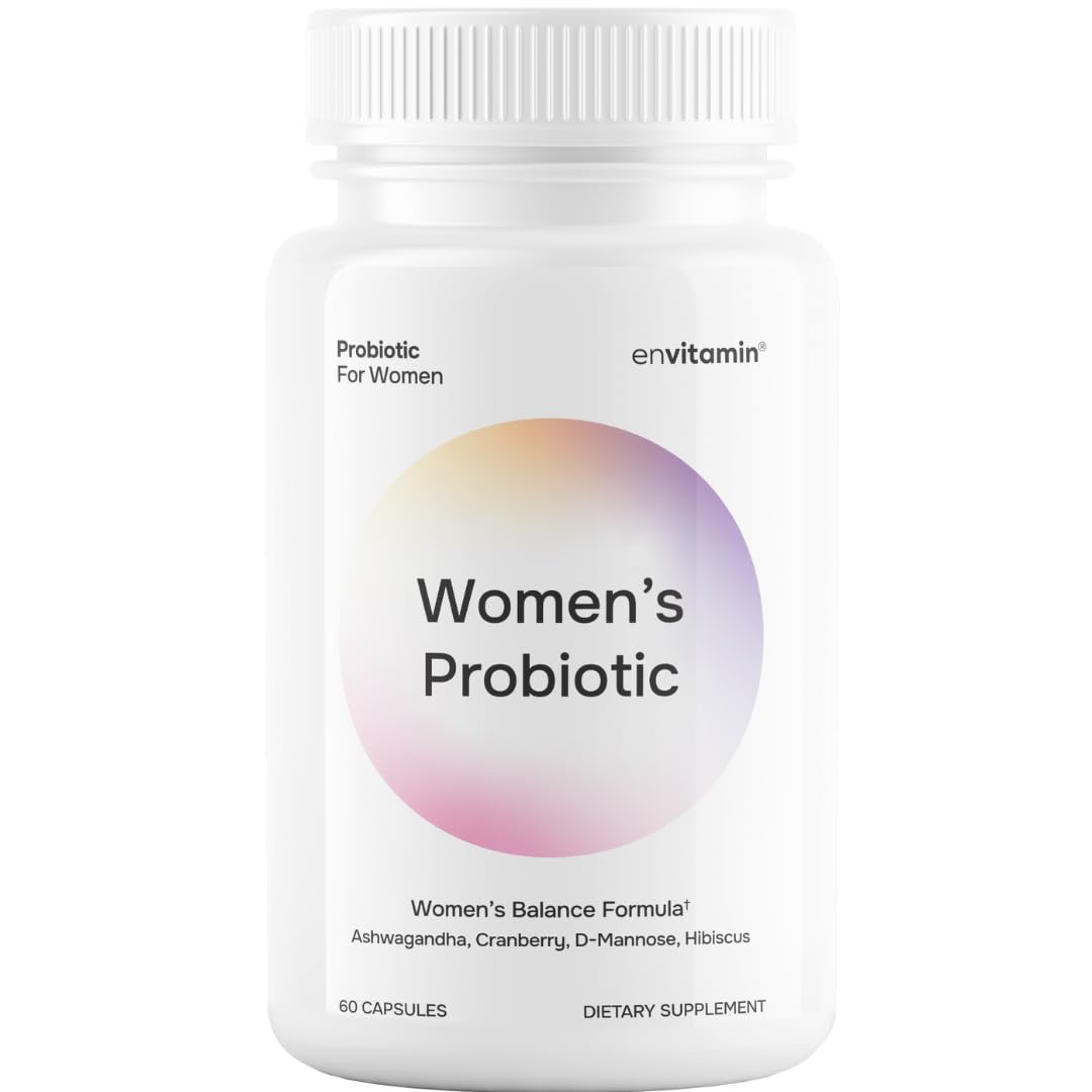 envvitamin Women Balance bottle on clean background for daily wellness support