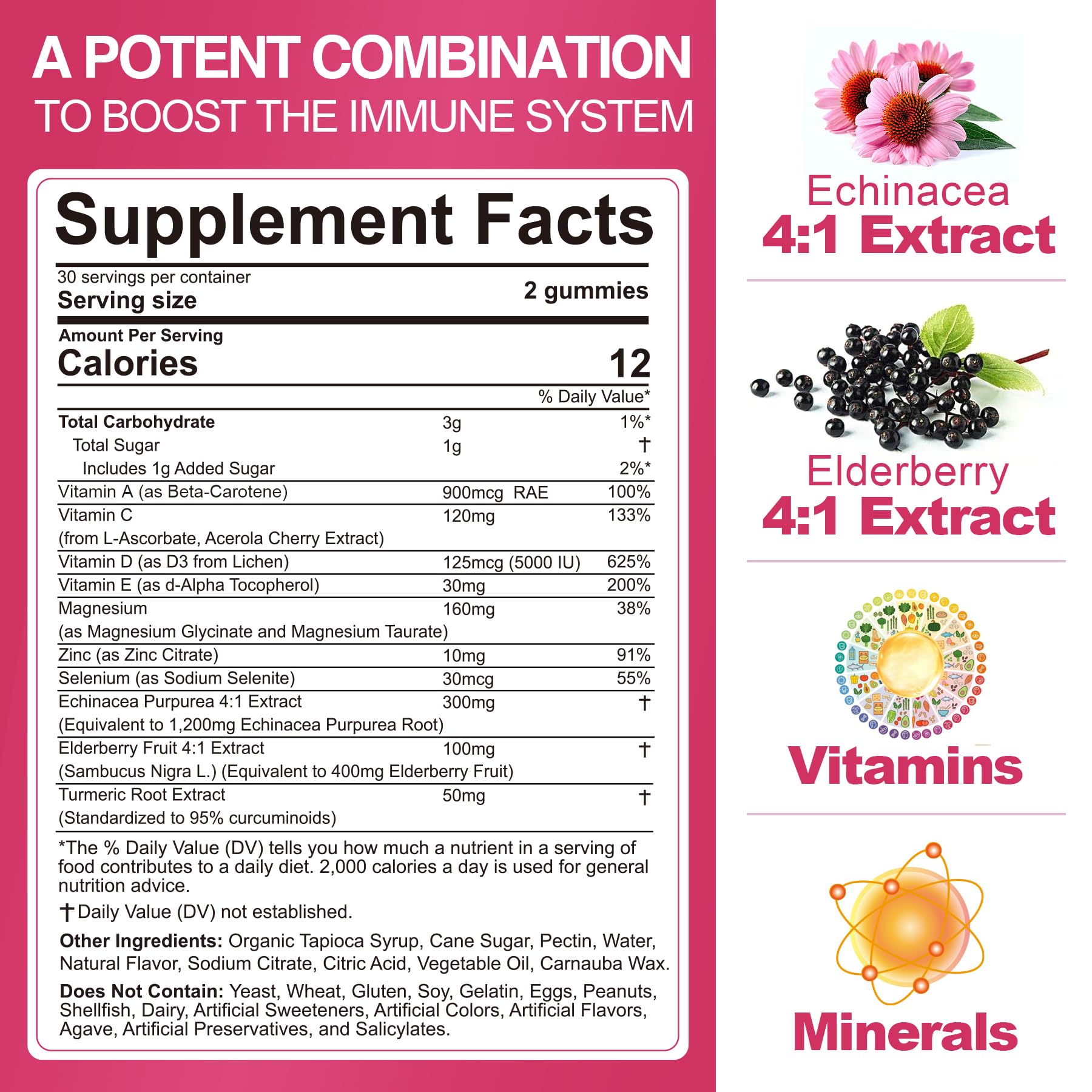 EnvyCure berry-flavored gummies closeup highlighting tasty, easy-to-chew daily wellness.