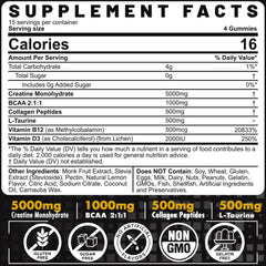 EnvyCure Creatine Monohydrate Gummies lemon close-up showing vibrant texture for workouts.