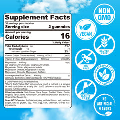 EnvyCure Magnesium Complex Gummies close-up of gummies with tart cherry flavor