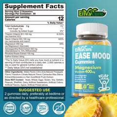 EnvyCure magnesium gummies berry flavor closeup promotes steady daily energy.