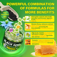 EnvyCure Manuka Honey drizzle with gummies for natural sweetness and immune-friendly notes.