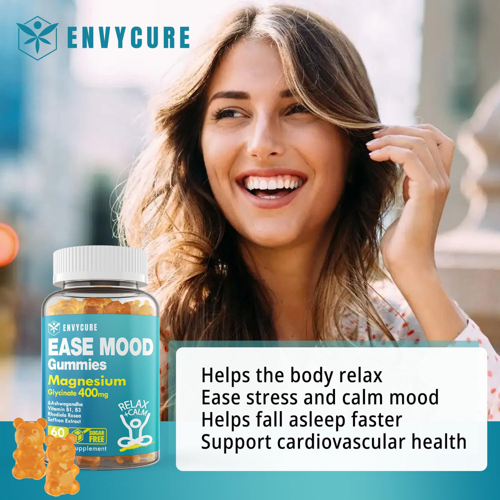 EnvyCure rest-and-energy support concept visual suggests balanced lifestyle.