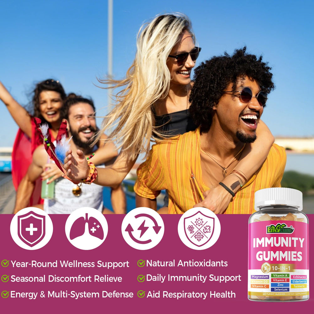 EnvyCure vegan gelatin-free label highlights cruelty-free, plant-based wellness option.