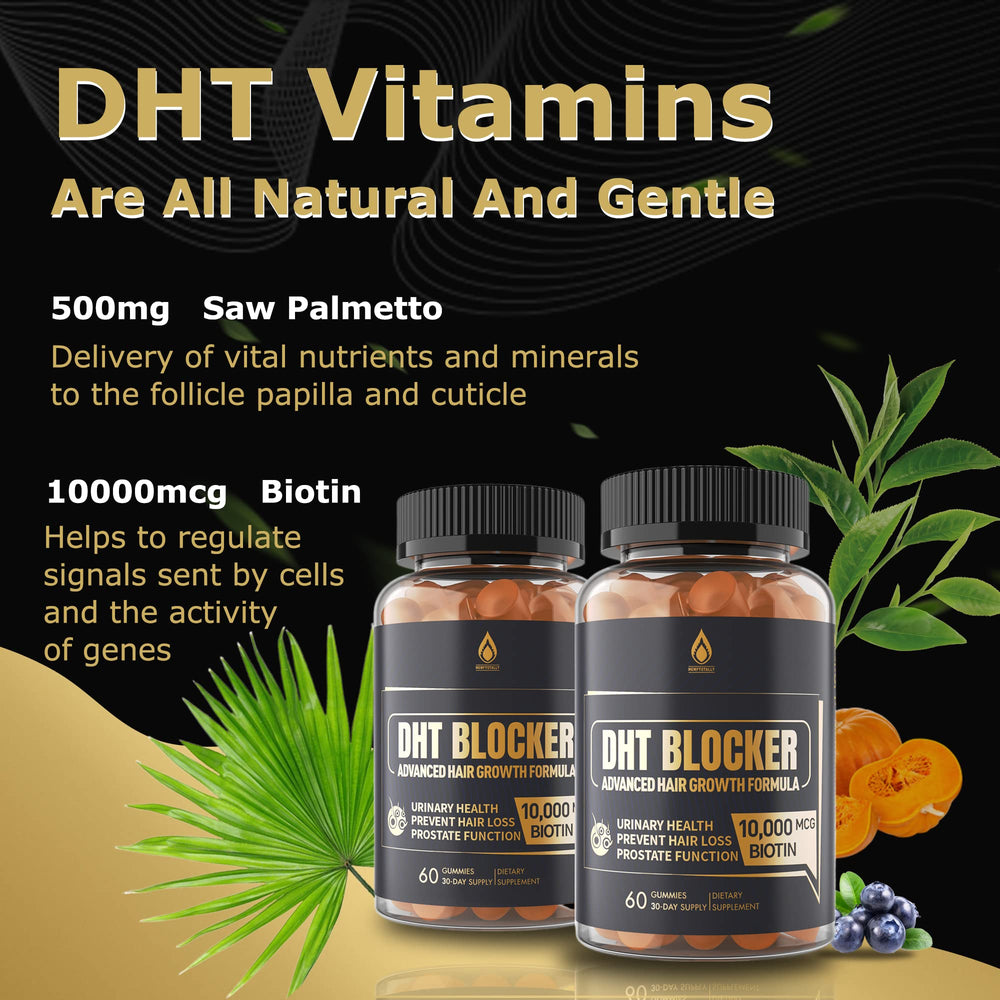 EnvyDeal DHT Blocker Gummies close-up reveals chewable texture for easy daily use.