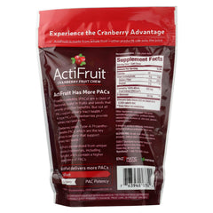 ActiFruit 20 packaging box highlights Cran-Max nutrients.