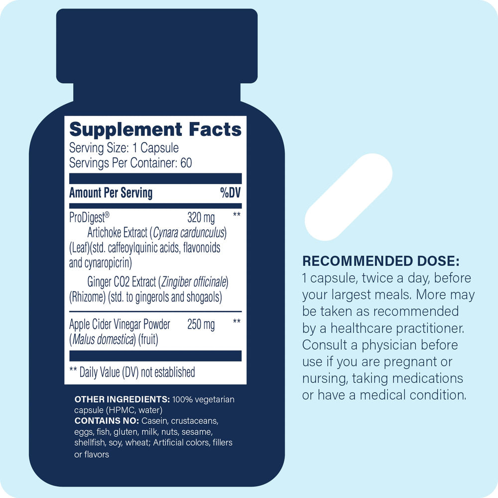 Enzyme Science GI Motility Complex capsules close-up showing natural enzyme blend.