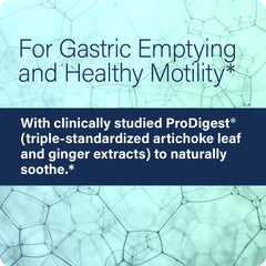 Enzyme Science GI Motility Complex dosing guidance panel before the largest meals.