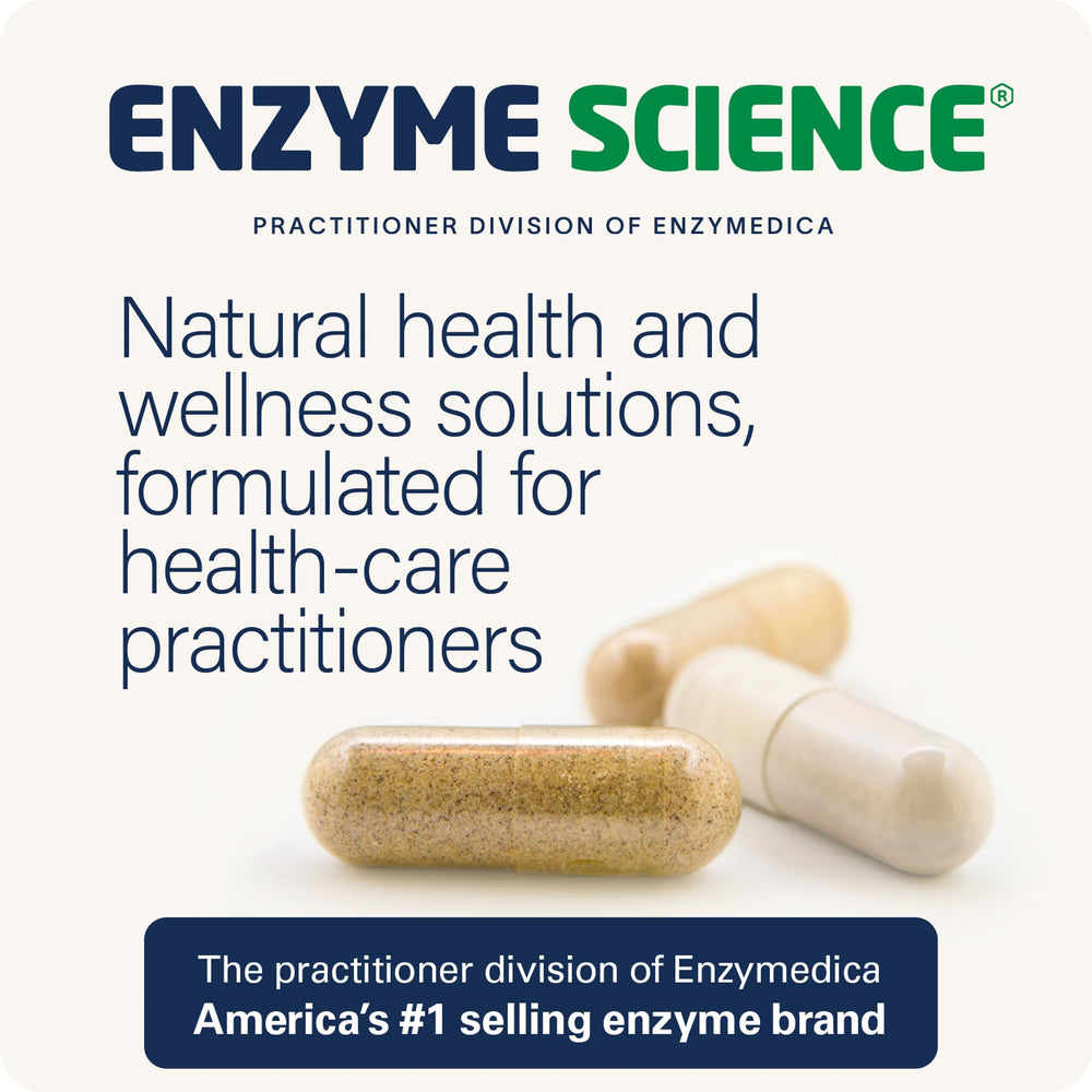 Enzyme Science Intolerance Complex packaging highlights 90 capsules and product identity.