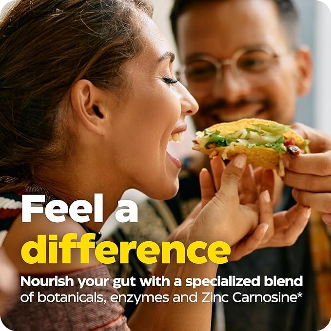 Enzymedica Acid Soothe digestive-tract graphic illustrating digestion support