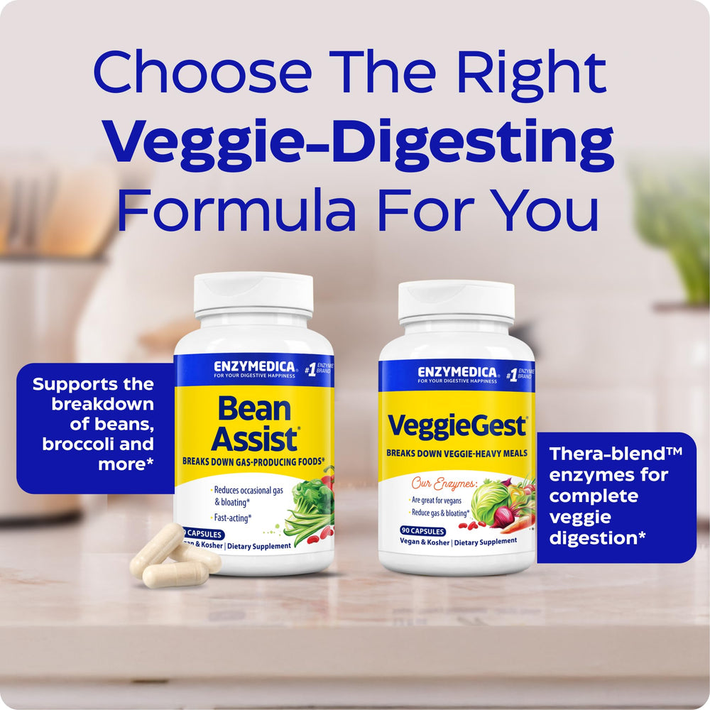 Person taking BeanAssist with a meal to help reduce occasional gas.