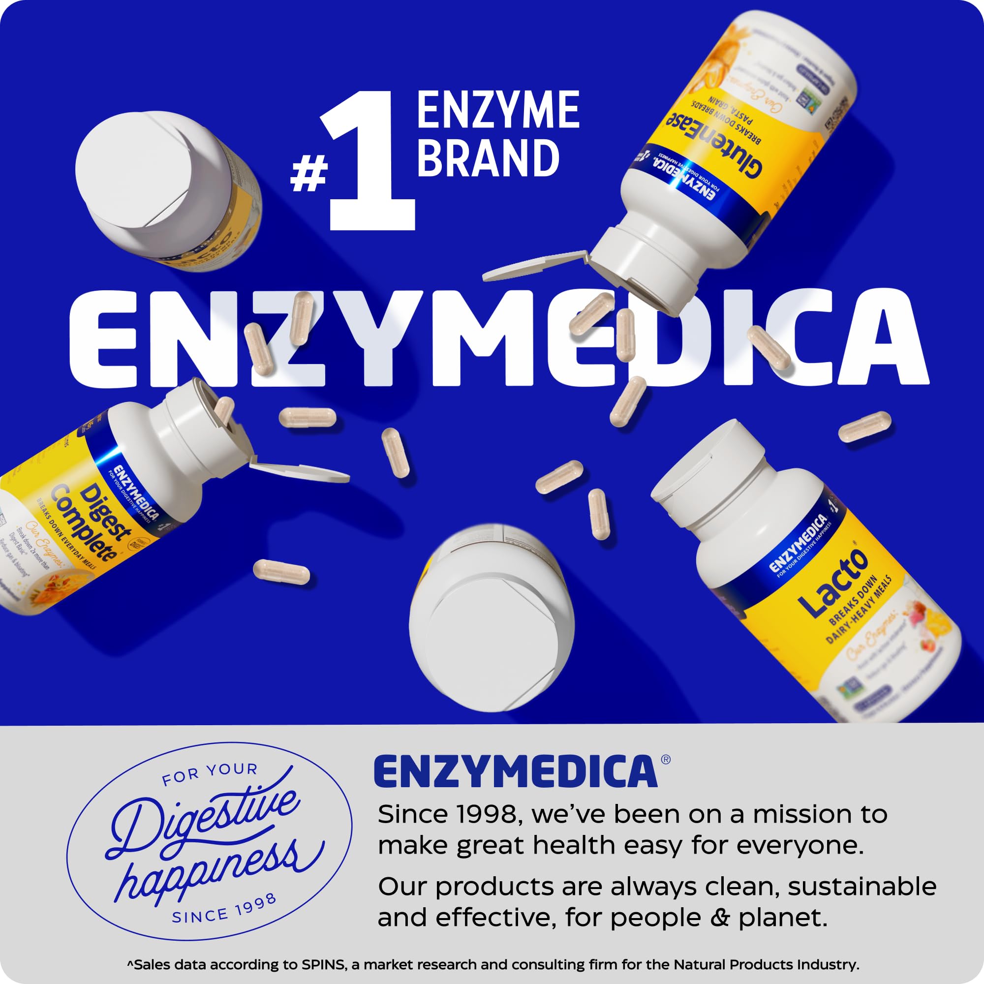 Enzymedica DairyAssist vegan and kosher seal indicates clean ingredients