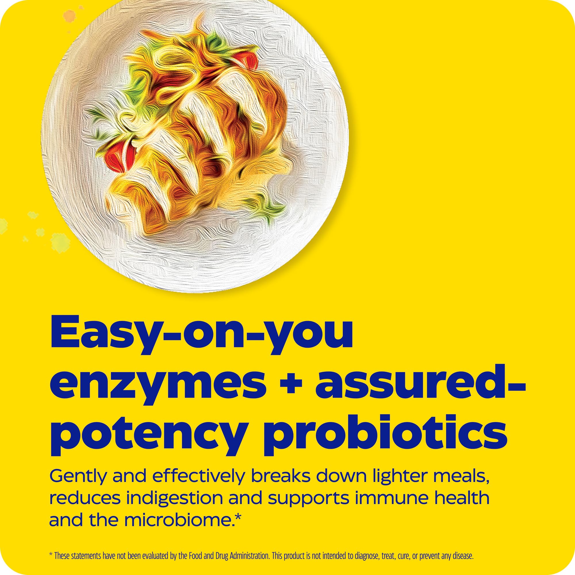 Enzymedica Digest Basic + Probiotics Thera-blend enzymes visual.