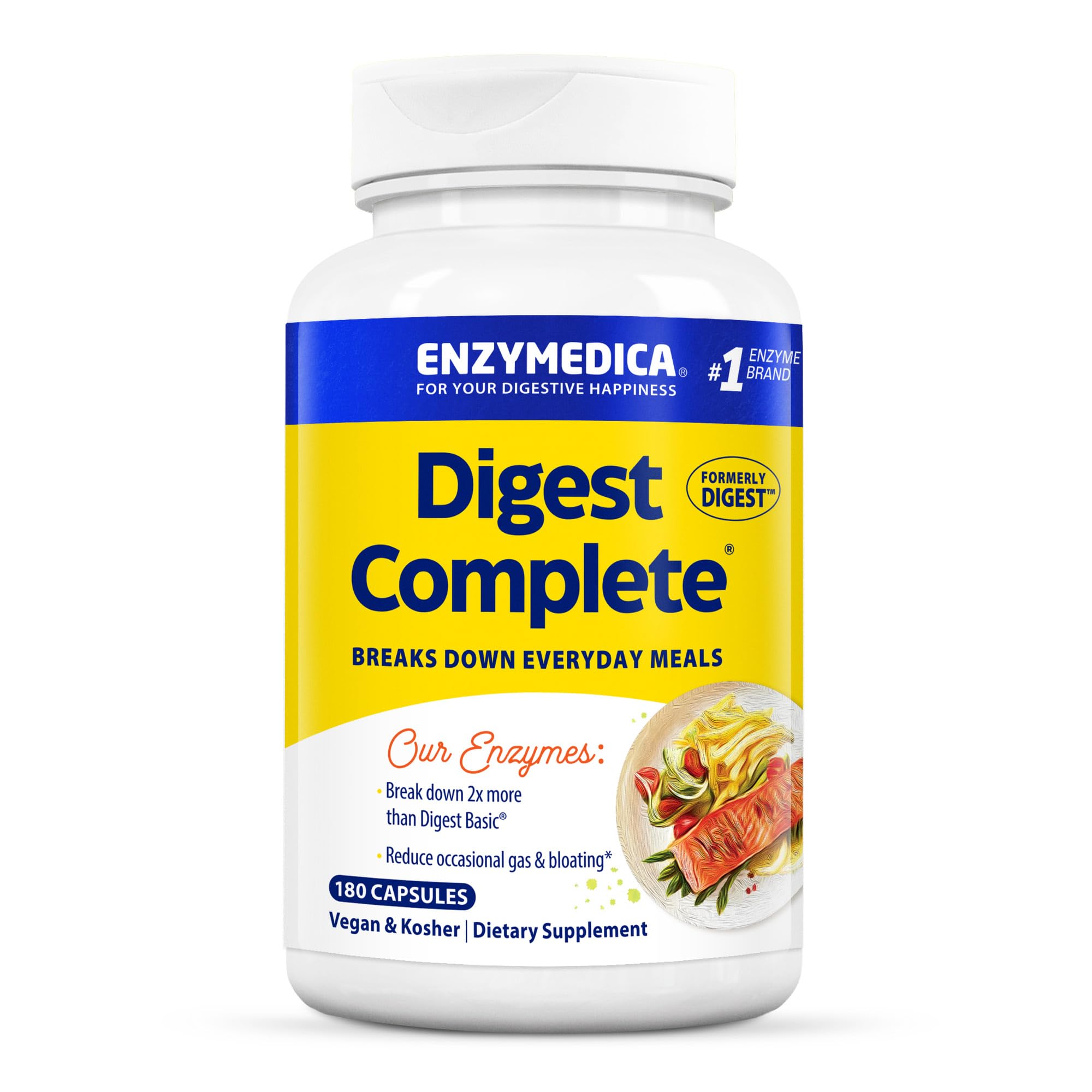 Enzymedica Digest full-range bottle front, ready for daily digestive support