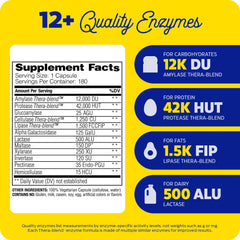 Capsules of Enzymedica Digest full range for fast post-meal comfort