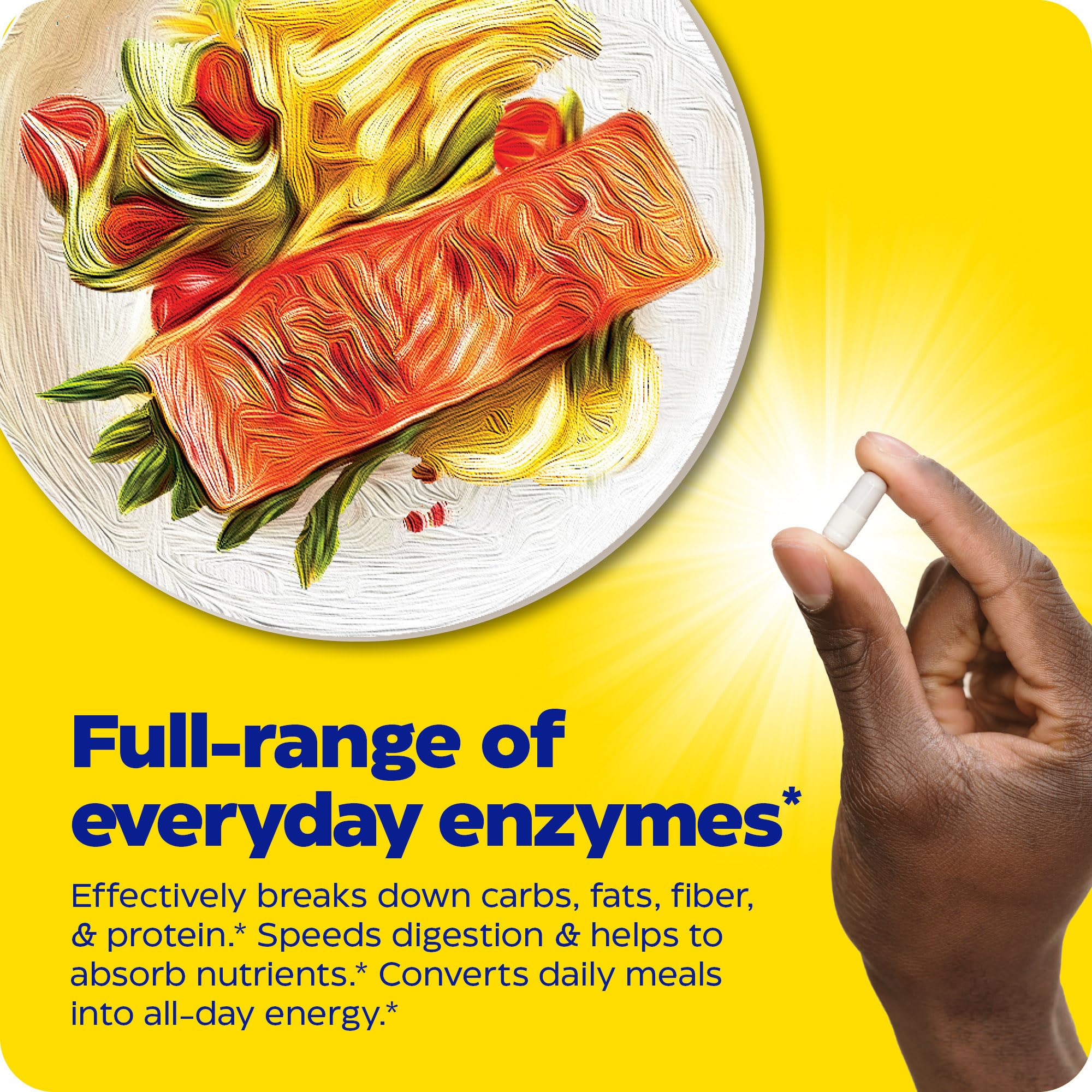 Enzymedica Digest on kitchen counter with capsules ready for daily use.