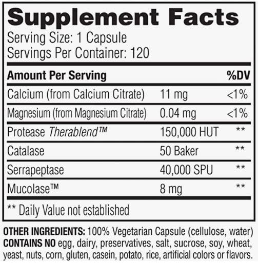 Enzymedica Immune Defense capsules in closeup highlighting easy-to-swallow design for daily use.