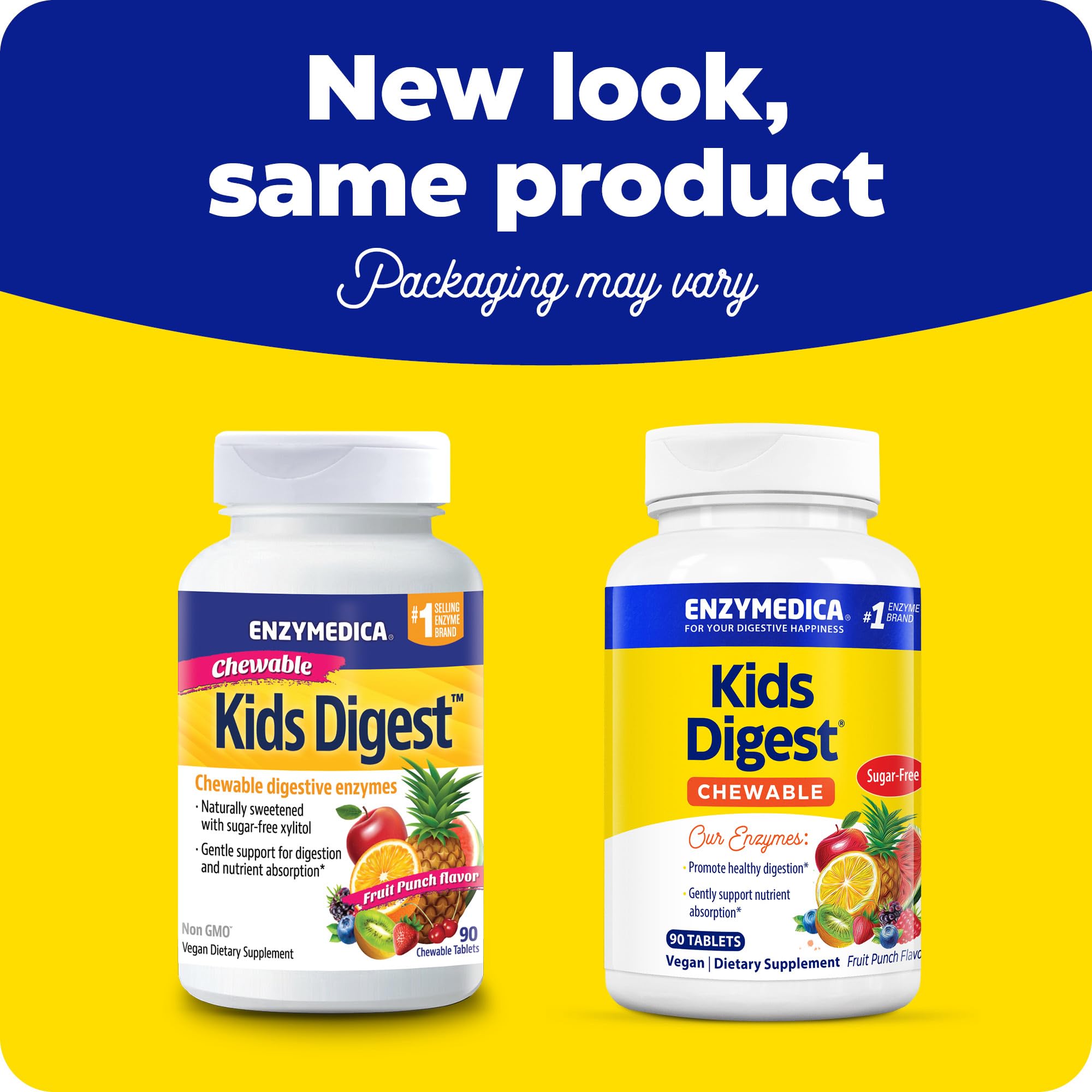 Close-up of kid-friendly chewables with fruit punch flavor