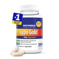 Enzymedica Lypo Gold – High Potency Lipase Digestive Enzymes for Fat Digestion, Keto-Friendly, Vegan, 240 Capsules