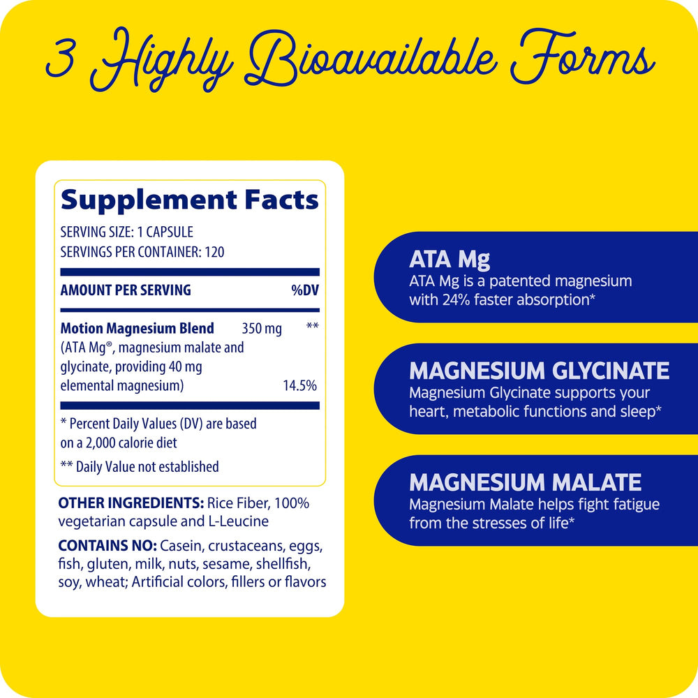 Enzymedica Magnesium Motion lifestyle scene hints at overall wellness and ease.
